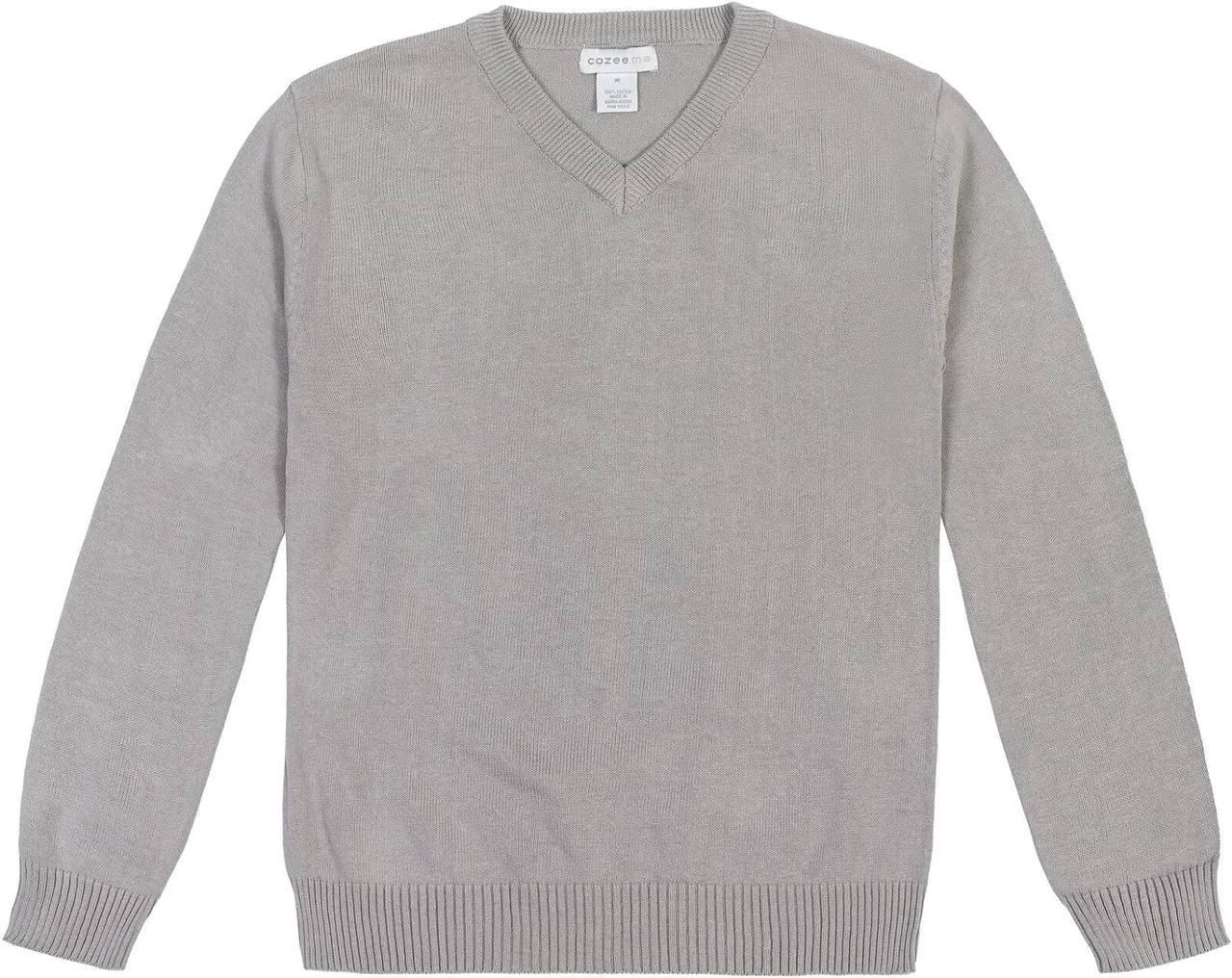 Cozeeme Adult V-Neck Pullover Long Sleeve Sweater