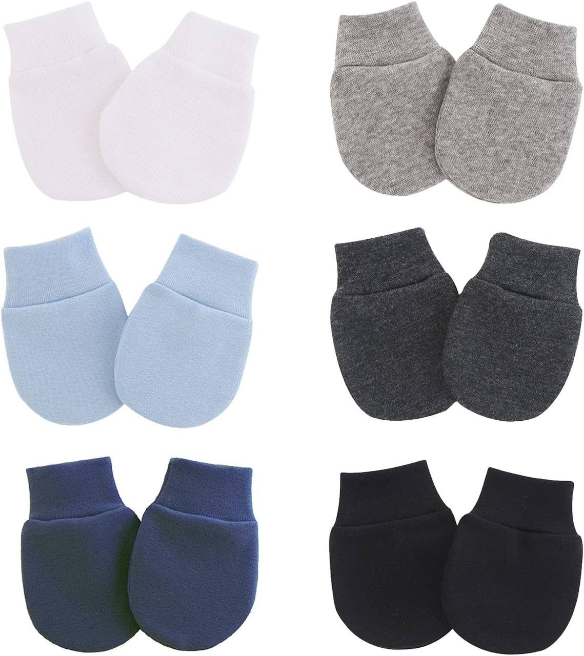 Baby Mittens No Scratch Mittens Infant Soft Gloves Mittens for 0-6 Months Boys Girls