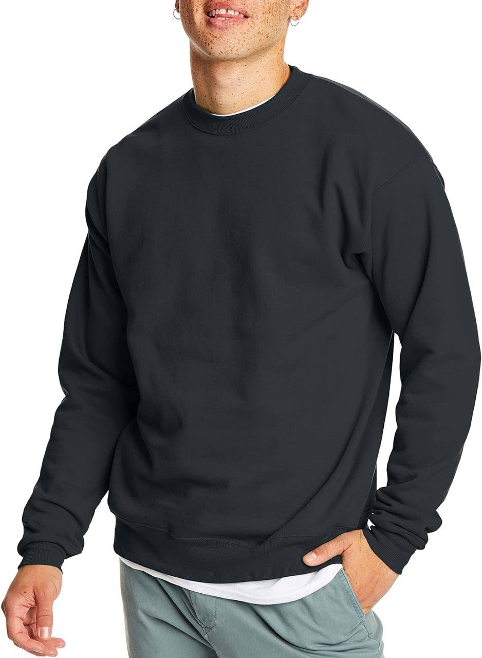 Hanes Men's EcoSmart Hoodie, Midweight Fleece Sweatshirt, Pullover Hooded Sweatshirt for Men