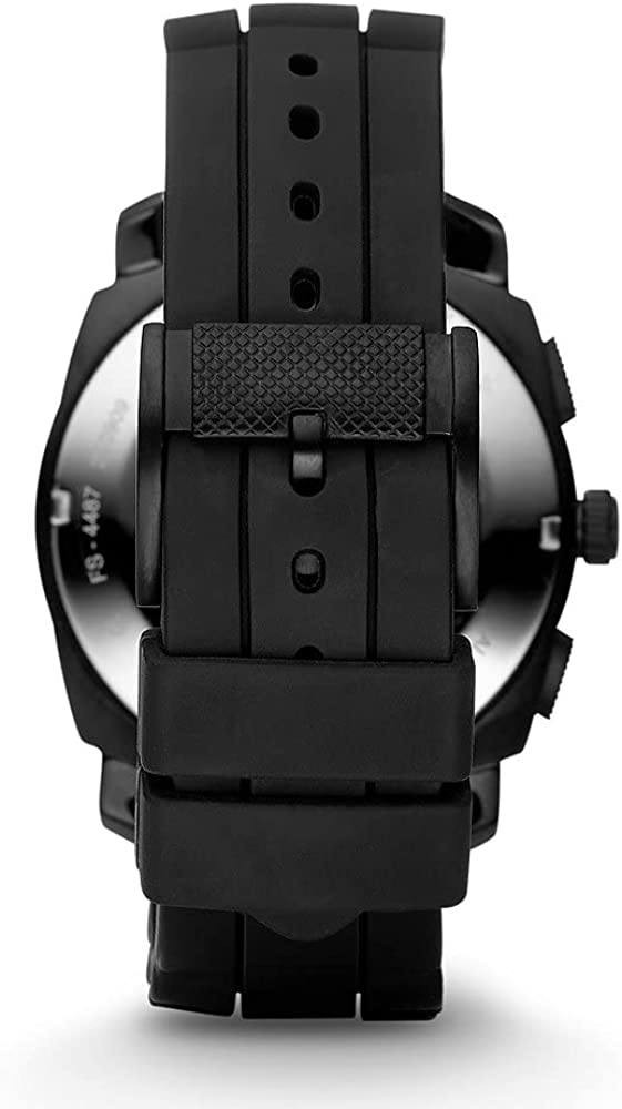 Fossil Men's Machine Stainless Steel Case Quartz Chronograph Watch